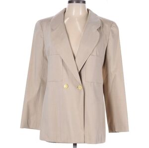 NWT Chanel Vintage Y2k Beige Wool Blazer (FR 42/US 10)